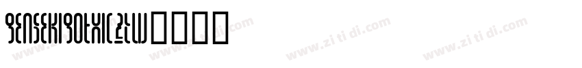 GenSekiGothic2TW字体转换