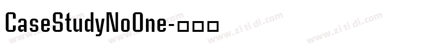 CaseStudyNoOne字体转换