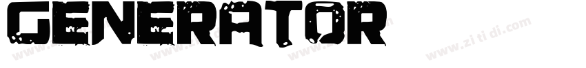 Generator字体转换