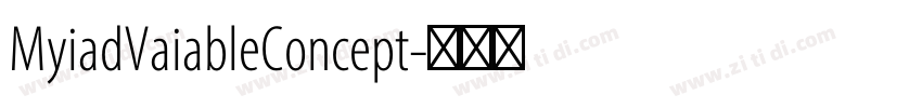 MyiadVaiableConcept字体转换