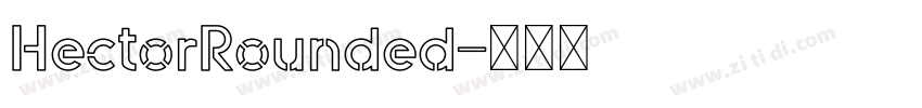 HectorRounded字体转换