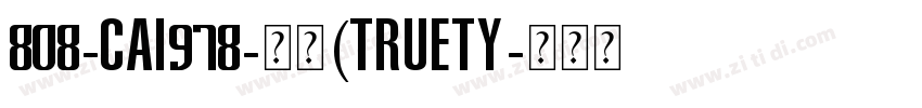 808-CAI978-常规(TrueTy字体转换