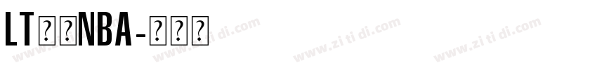 LT雷霆NBA字体转换