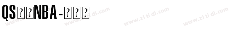 QS骑士NBA字体转换