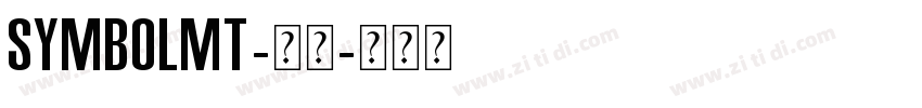 SymbolMT-常规字体转换