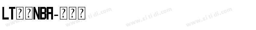LT雷霆NBA字体转换