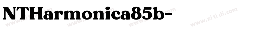NTHarmonica85b字体转换