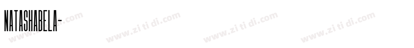 Natashabela字体转换