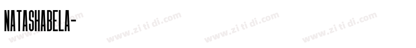 Natashabela字体转换