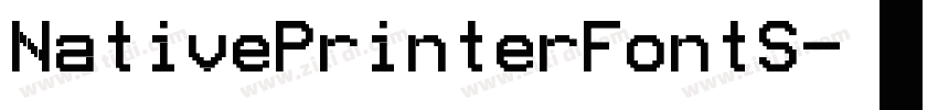 NativePrinterFontS字体转换