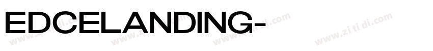 EDCelanding字体转换