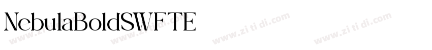 NebulaBoldSWFTE字体转换
