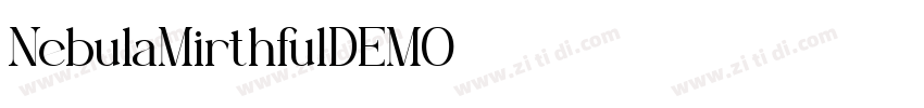 NebulaMirthfulDEMO字体转换