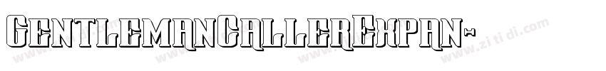 GentlemanCallerExpan字体转换