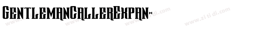 GentlemanCallerExpan字体转换