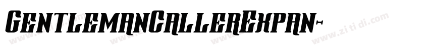 GentlemanCallerExpan字体转换