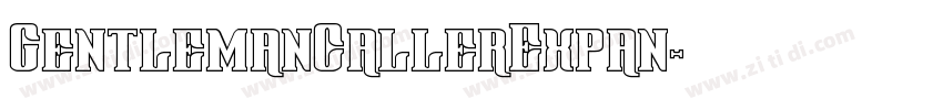 GentlemanCallerExpan字体转换