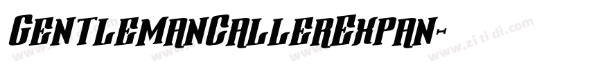 GentlemanCallerExpan字体转换