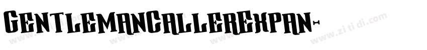 GentlemanCallerExpan字体转换