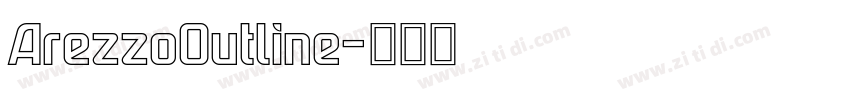 ArezzoOutline字体转换 ArezzoOutline字体转换