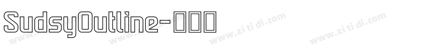 SudsyOutline字体转换