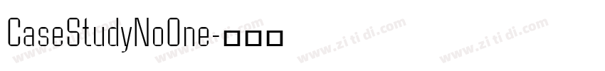CaseStudyNoOne字体转换
