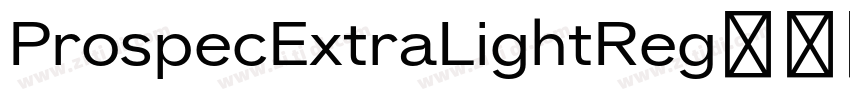 ProspecExtraLightReg字体转换