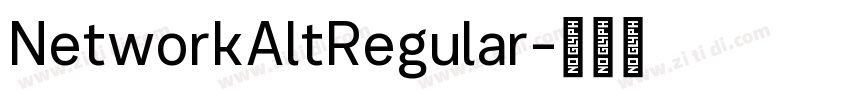 NetworkAltRegular字体转换