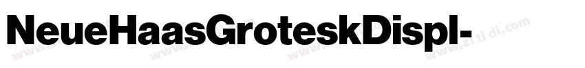 NeueHaasGroteskDispl字体转换 NeueHaasGroteskDispl字体转换