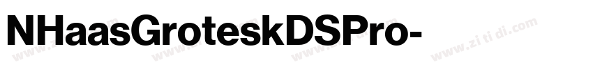 NHaasGroteskDSPro字体转换