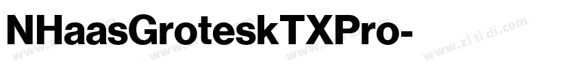 NHaasGroteskTXPro字体转换