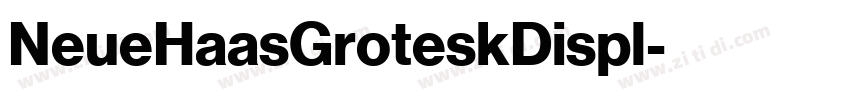 NeueHaasGroteskDispl字体转换 NeueHaasGroteskDispl字体转换