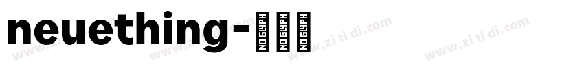 neuething字体转换