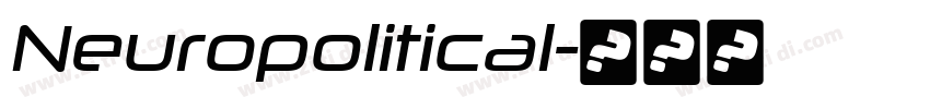 Neuropolitical字体转换