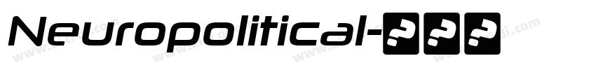Neuropolitical字体转换