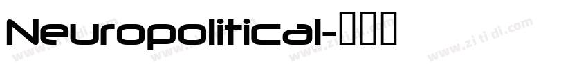 Neuropolitical字体转换