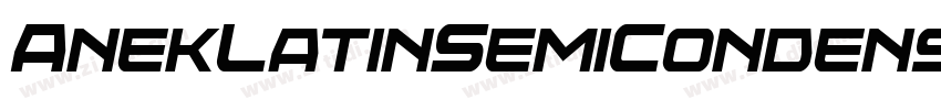 AnekLatinSemiCondens字体转换