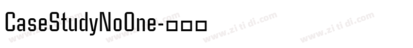 CaseStudyNoOne字体转换