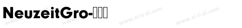 NeuzeitGro字体转换
