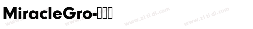MiracleGro字体转换