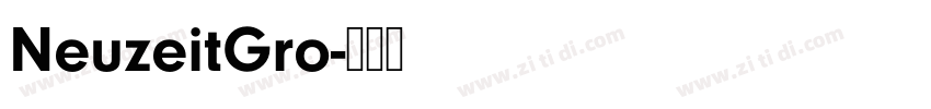 NeuzeitGro字体转换