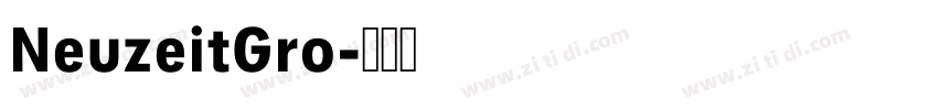 NeuzeitGro字体转换