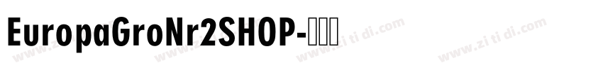 EuropaGroNr2SHOP字体转换
