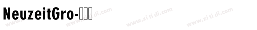 NeuzeitGro字体转换