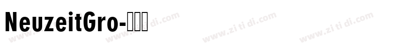 NeuzeitGro字体转换