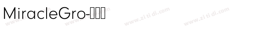 MiracleGro字体转换