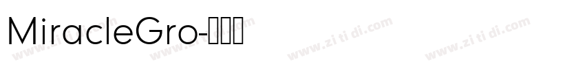 MiracleGro字体转换