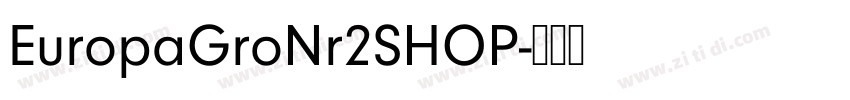 EuropaGroNr2SHOP字体转换