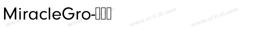 MiracleGro字体转换