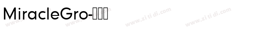 MiracleGro字体转换